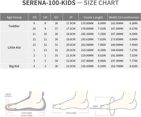 img 3 attached to Туфли балетки DREAM PAIRS Serena 100 с блестками в золотом цвете для девочек.