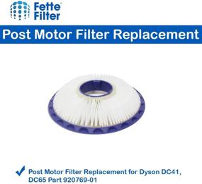 img 1 attached to 🧹 Fette Filter HEPA Post Filter & Pre-Filters for Dyson DC41, DC65, DC66 Vacuum Cleaners - Compatible with Part #920769-01 & #920640-01 (Pack of 1)