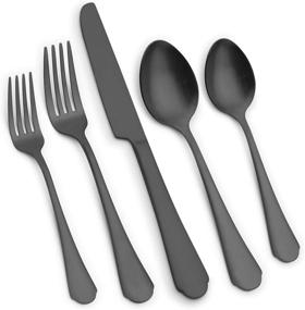 img 4 attached to Vanys Silverware: 20-Piece Stainless Dishwasher Set - Top Performance and Durability