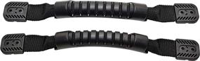 img 1 attached to 🚣 H2o Kayaks Molded Webbing Handle with End Caps – Pack of 2: Ultimate Canoe/Kayak Must-Have!