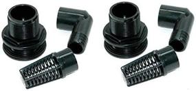 img 4 attached to 🔧 Lifegard Aquatics 1-Inch Bulkhead Slip Fitting Kits - (Pack of 2) | Improved SEO