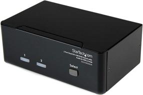 img 4 attached to 🖥️ StarTech.com Dual Monitor DVI KVM Switch with Audio, USB 2.0 Hub - 2-Port - 1920 x 1200 Resolution - SV231DD2DUA