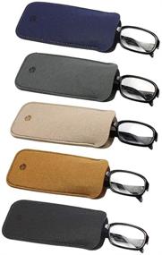 img 4 attached to 🕶️ JAVOedge Sunglasses with Reading Glasses and Microfiber Cloth
