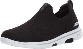 img 4 attached to 👟 Shop the Stylish and Comfortable Skechers Walk 5 15952 Black Women's Shoes and Athletic