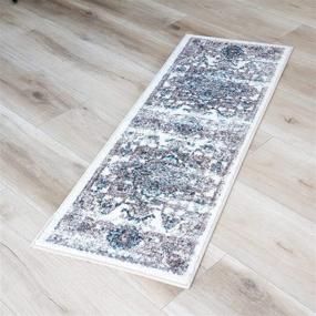 img 2 attached to Maples Rugs Distressed Tapestry Washable