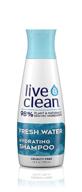 💦 live clean hydrating fresh water shampoo - 12 oz logo