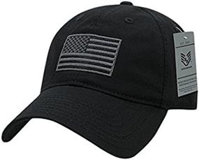 img 2 attached to Tonal Flag Relaxed Graphic Cap by Rapiddominance