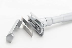 img 3 attached to 🪒 Merkur Adjustable Futur Safety Razor in Brushed Chrome Finish, MK-700002