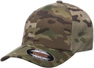 🧢 flexfit multicam 6 panel baseball cap - officially licensed - black camo or green camo: choose your style! logo