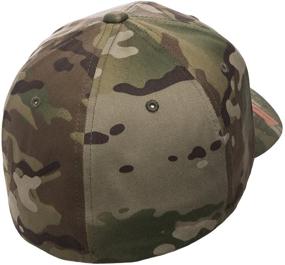 img 2 attached to 🧢 Flexfit MultiCam 6 Panel Baseball Cap - Officially Licensed - Black Camo or Green Camo: Choose Your Style!