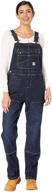 carhartt womens double overalls midnight women's clothing for jumpsuits, rompers & overalls logo