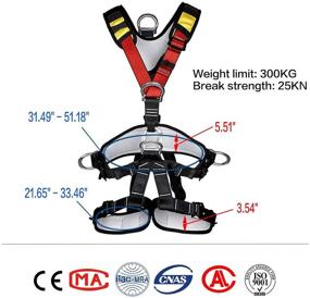 img 3 attached to HeeJo Climbing: Enhancing Safety and Comfort - Outdoor Tree Climbing Seat Belt with Large Size and Outward Band Expanding Training - A Must-Have Climbing Gear