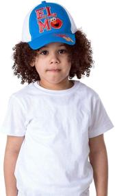 img 3 attached to 🧢 Sesame Street Baseball White Toddler Boys' Hats & Caps: Fun and Stylish Accessories