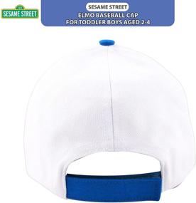 img 1 attached to 🧢 Sesame Street Baseball White Toddler Boys' Hats & Caps: Fun and Stylish Accessories