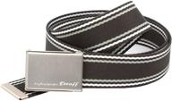 👔 transform your style with teeoff reversible metal buckle silver men's accessories and belts logo