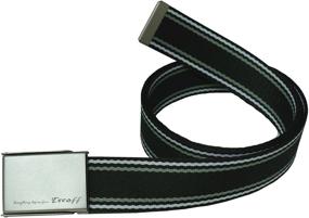 img 3 attached to 👔 Transform Your Style with Teeoff Reversible Metal Buckle Silver Men's Accessories and Belts