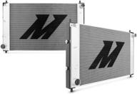 mishimoto mmrad-mus-97b aluminum radiator bracket - compatible with ford mustang manual 1997-2004 - silver logo