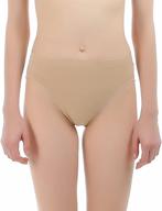 🩰 imucci beige velvet cotton girl ballet dance briefs - mid rise waist panty for women, ideal for gymnastics and underpants logo