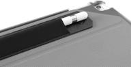 🖊️ zugu case black apple pencil 1 & 2 holder sticker - elastic stylus pocket - peel n stick logo