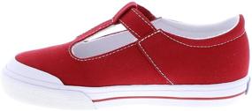 img 3 attached to FOOTMATES Sneakers Custom Fit Slip Resistant Vulcanized Girls' Shoes for Flats