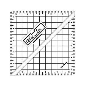 img 3 attached to 🔺 Bloc Loc 5.5-Inch Acrylic Triangle Ruler for Perfect Half Square Triangles