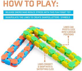 img 3 attached to Fatizone Wacky Tracks Fidget Sensory
