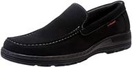 classy and comfortable: elanroman leather loafers for men - premium moccasin style shoes logo