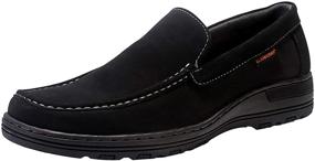 img 4 attached to Classy and Comfortable: ELANROMAN Leather Loafers for Men - Premium Moccasin Style Shoes