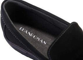 img 1 attached to Classy and Comfortable: ELANROMAN Leather Loafers for Men - Premium Moccasin Style Shoes