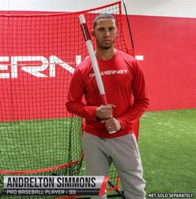 img 3 attached to 🏋️ PowerNet Baseball Softball Sweet Spot Training Bat: Enhance Your Swing Technique, Hitting Location, and Plate Confidence