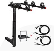 🚲 aa products foldable 3-bike platform hitch mount rack for cars, trucks, suvs, and minivans - fits 2-inch hitch receiver logo