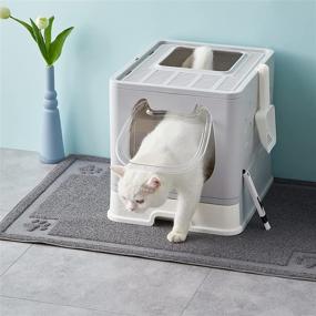 img 3 attached to 🐱 Gefryco Covered Kitty Litter Box: Optimal Cat Litter Box for Kittens and Small Cats