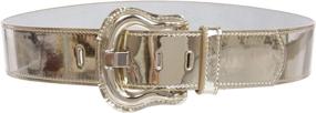 img 2 attached to Womens Western Patent Fashion Leather Women's Accessories and Belts