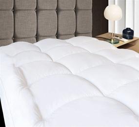 img 4 attached to 🛏️ Aemicion Extra Soft Twin Mattress Topper - 4 Inch Thick Mattress Pad Cover with 18" Deep Pocket - Pillow Top Matress Topper (39" x 75")