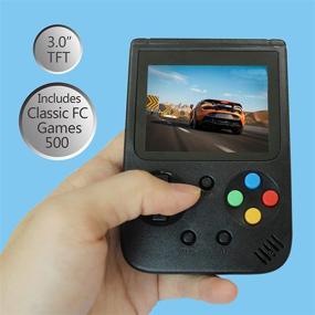 img 1 attached to 🎮 SCCAGIFT Handheld Console Classic Electronic: Relive the Retro Gaming Era with Modern Technology