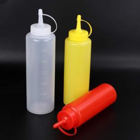 img 3 attached to Condiment Squeeze Reusable Barbecue Dispensers