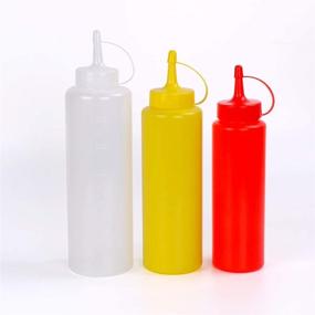 img 4 attached to Condiment Squeeze Reusable Barbecue Dispensers