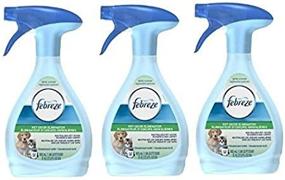 img 1 attached to 🐾 Мощный набор из 3 флаконов освежителя воздуха Febreze для тканей: устраняет запахи животных, освежает воздух (27 жидких унций)