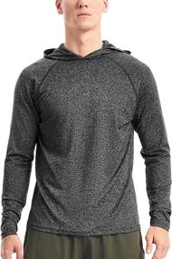 img 4 attached to 👕 Men's Lightweight Pullover Hoodie - Hooded Long Sleeve Workout Shirt for Enhanced SEO