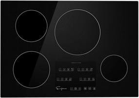 img 4 attached to Empava 30” Induction Cooktop: 4 Power Boost Burners with Smooth Ceramic Glass in Black – Efficient Electric Stove for a Stylish Kitchen, 30 Inch