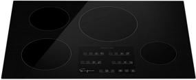img 2 attached to Empava 30” Induction Cooktop: 4 Power Boost Burners with Smooth Ceramic Glass in Black – Efficient Electric Stove for a Stylish Kitchen, 30 Inch
