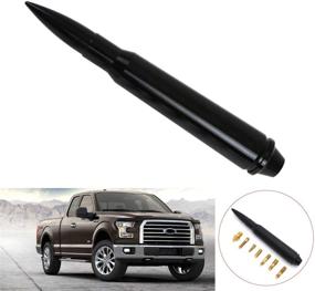 img 3 attached to 📡 5.7-Inch Black Bullet Antenna for Improved AM/FM Signal Reception | Durable Billet Aluminum | Replacement Aerial for 1999-2017 Ford F-250 F-350 Super Duty, 1980-2017 Ford F-150, and 1979-2009 Ford Mustang