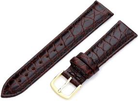 img 3 attached to Hadley Roma Womens Leather Watch Strap Men's Watches and Watch Bands