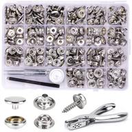 🛥️ marine grade boat canvas snaps kit by yofuly - 274 pcs stainless steel screw snap fasteners for diy cover, including punch pliers, material hole punch, and 2 setting tools logo