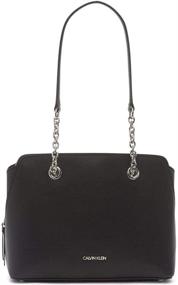 img 4 attached to Calvin Klein Hailey Compartment Satchel Women's Handbags & Wallets for Satchels