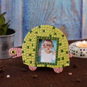 img 2 attached to Mosaic Frame Kit Tortoise 14X10CM