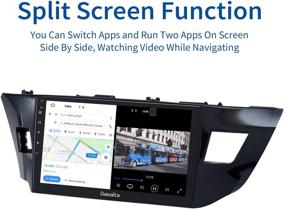 img 3 attached to 🚗 Дасайта 10,2" Android 10.0 Автомобильная GPS-навигация Toyota Corolla 2014-2017 Altis Axio Octa Core 4 ГБ 32 ГБ Автомобильное радио Стерео
