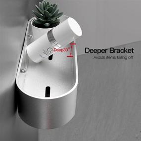 img 2 attached to 🚿 Convenient FINECHI Shower Caddy Basket Shelf: No-Drilling Bathroom Organizer for Dorm, Toilet, Bath, Kitchen