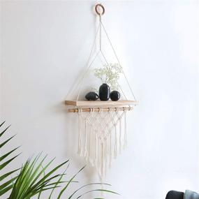 img 2 attached to FORESTBARN Macrame Wall Hanging Shelf