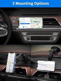 img 3 attached to Magnetic Wireless Charging Dashboard Compatible Car Electronics & Accessories